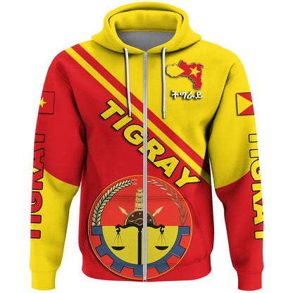 Zip Hoodie Tigray Region Zip Hoodie