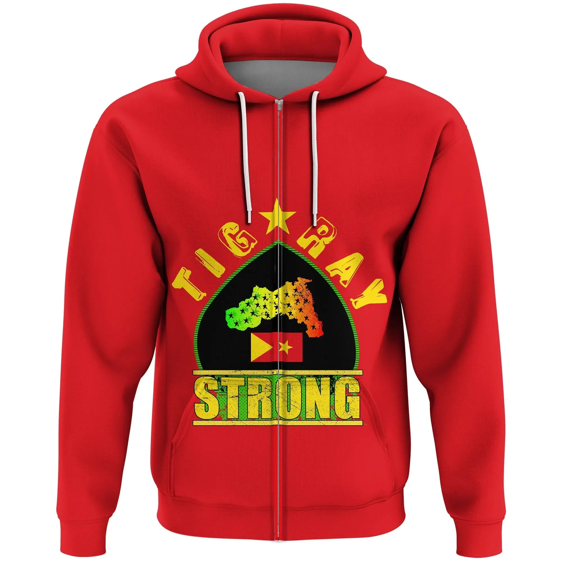 Zip Hoodie Tigray Strong (Red) Zip Hoodie