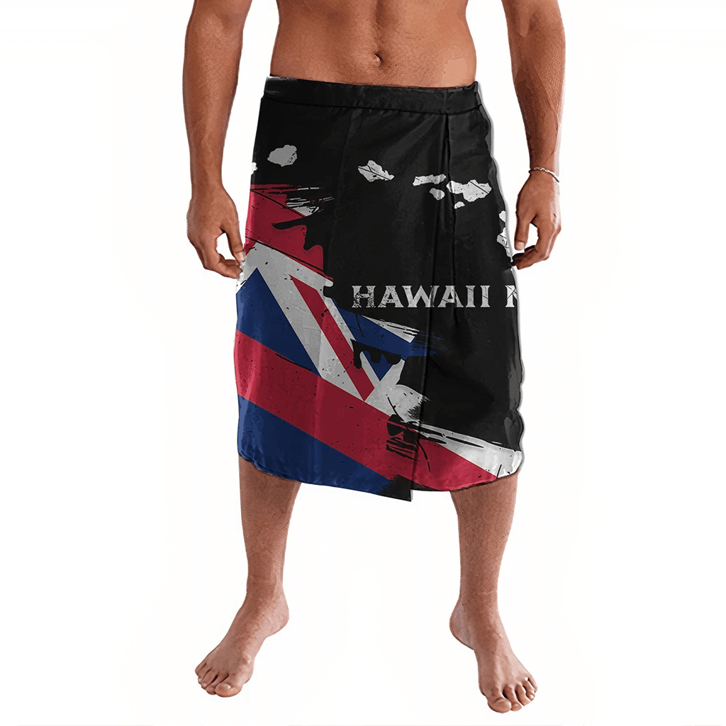 Polynesian Clothing - Hawaiian Flag Hawaii Map Nei Polynesian Ie Faitaga Classic Style