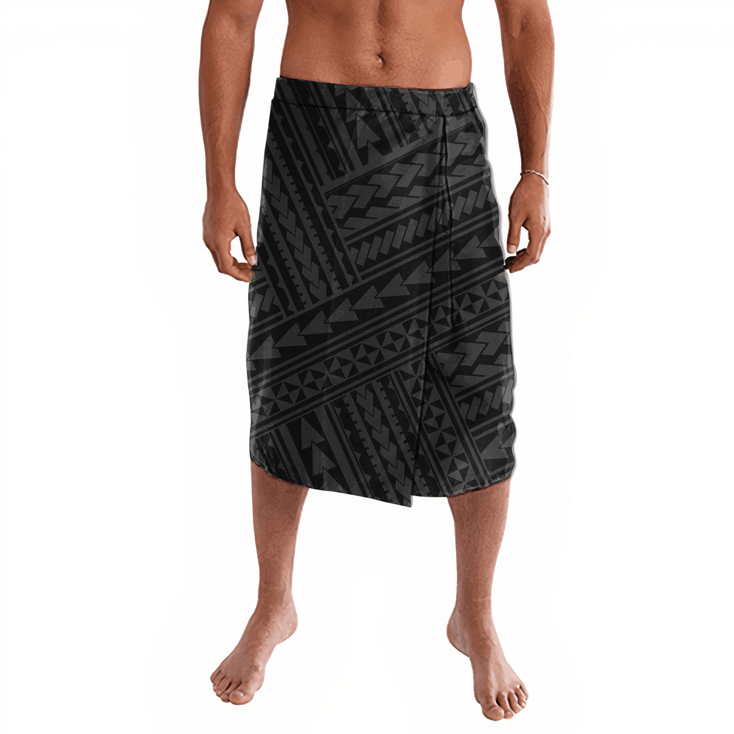 Polynesian Clothing - Polynesian Spearhead Line Straight Lavalava