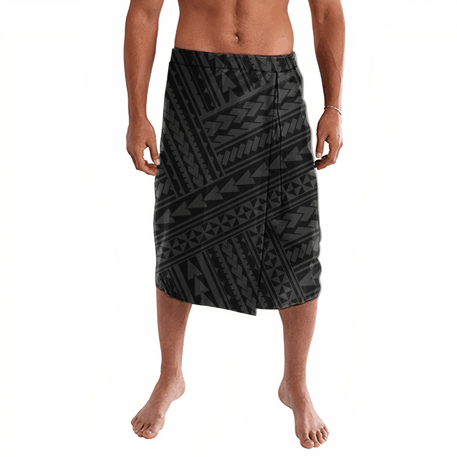 Polynesian Clothing - Polynesian Spearhead Line Straight Lavalava