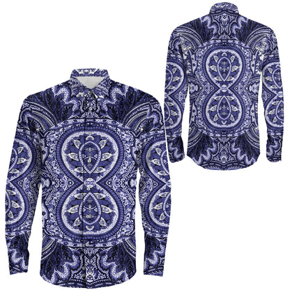 Shirt Fabric Pattern Long Sleeve Button Shirt