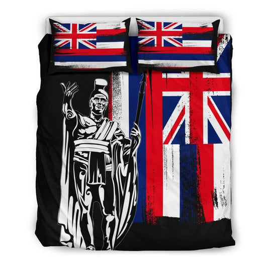 Polynesian Pride Home Set Hawaii King Flag Bedding Set