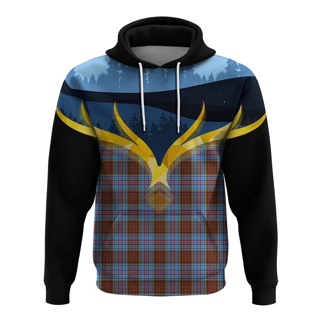 Printivon Anderson Modern Clan Night Of Deer Hoodie