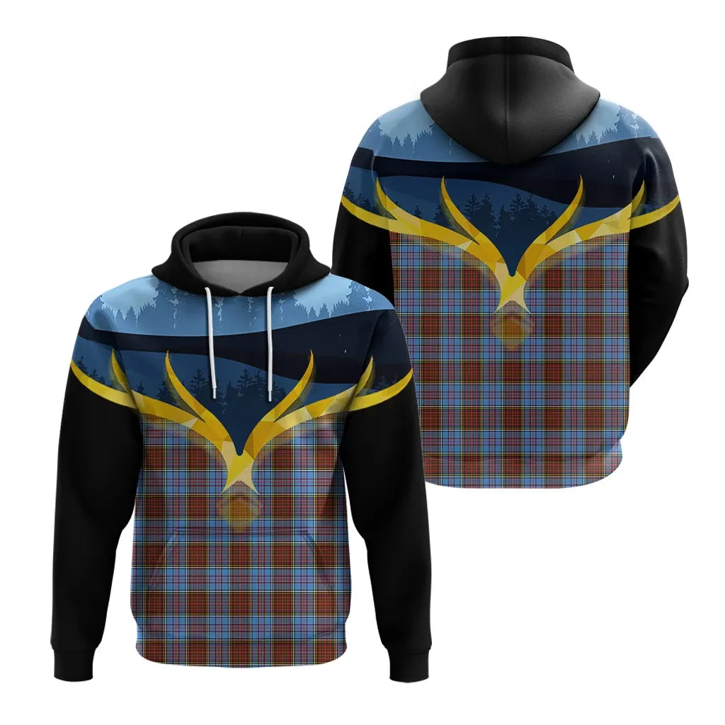 Printivon Anderson Modern Clan Night Of Deer Hoodie