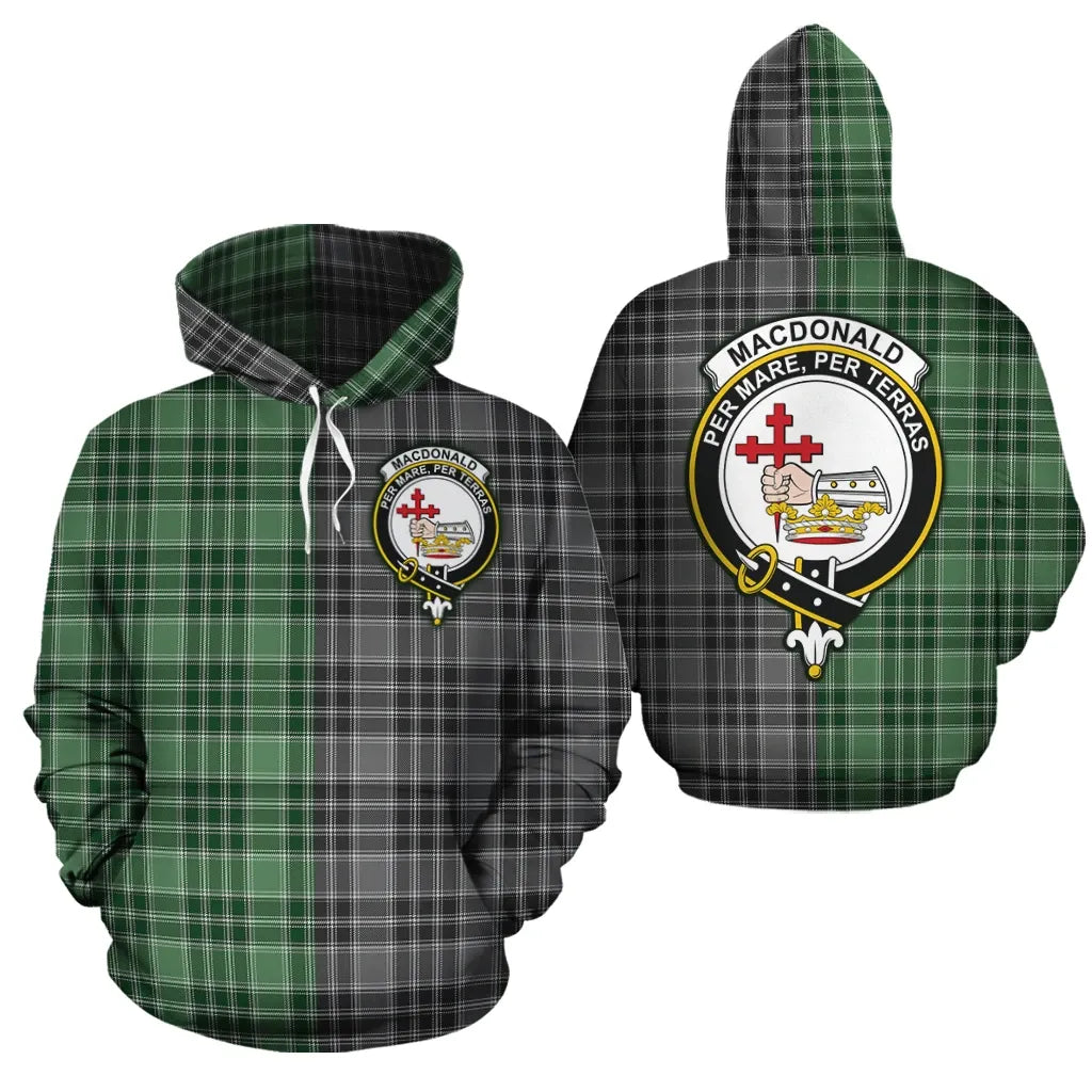 Printivon Macdonald Lord Of The Isles Hunting Clan Half Of Me New Version Crest Tartan Hoodie