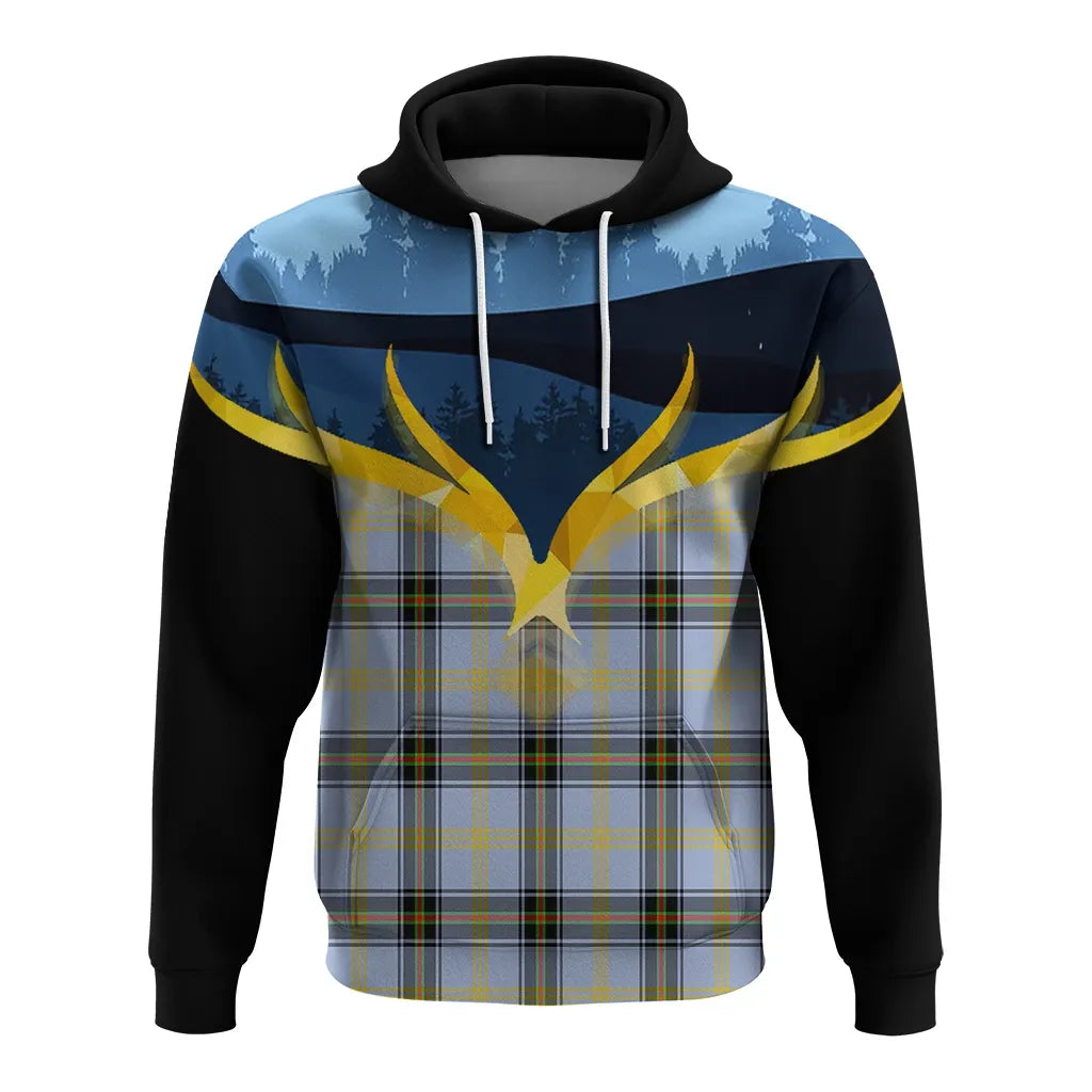 Printivon Bell Of The Borders Clan Night Of Deer Hoodie