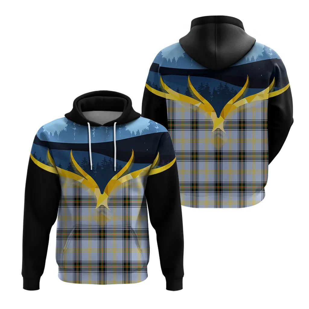 Printivon Bell Of The Borders Clan Night Of Deer Hoodie
