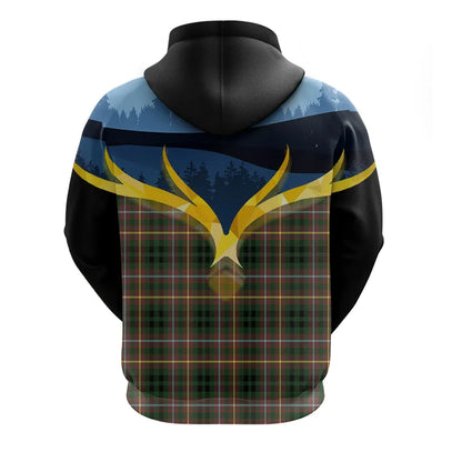 Printivon Buchanan Hunting Clan Night Of Deer Hoodie