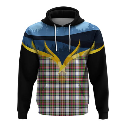 Printivon Stewart Dress Modern Clan Night Of Deer Hoodie