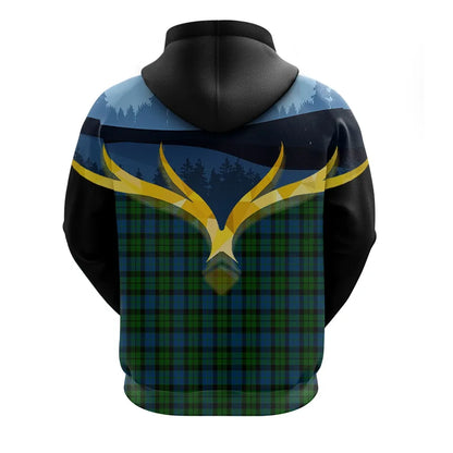 Printivon Mackay Modern Clan Night Of Deer Hoodie