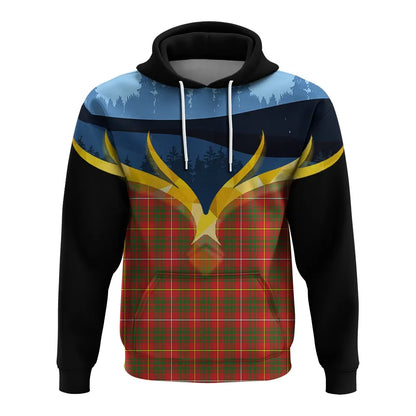 Printivon Bruce Modern Clan Night Of Deer Hoodie