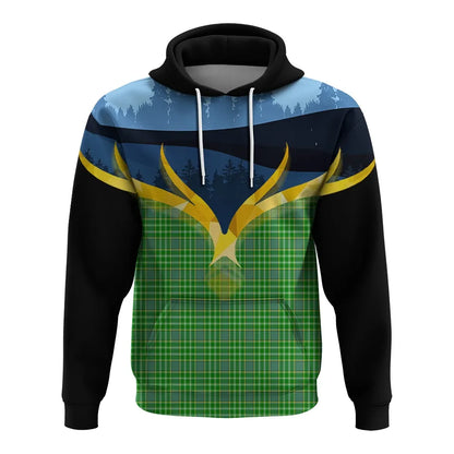 Printivon Currie Clan Night Of Deer Hoodie