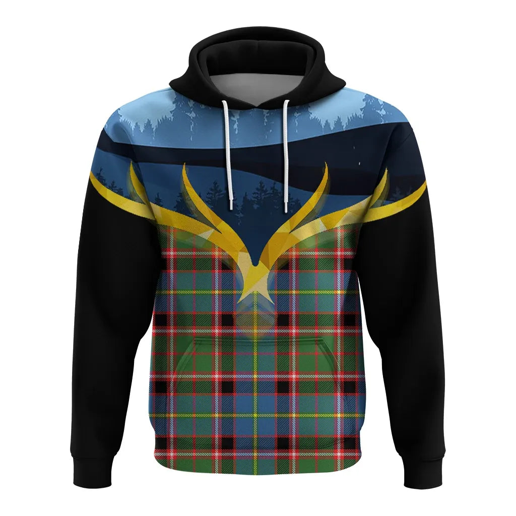 Printivon Aikenhead Clan Night Of Deer Hoodie