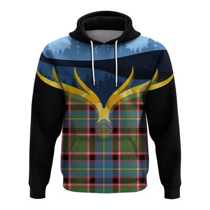 Printivon Aikenhead Clan Night Of Deer Hoodie