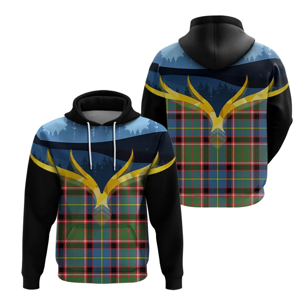 Printivon Aikenhead Clan Night Of Deer Hoodie