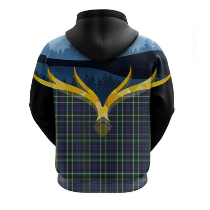 Printivon Graham Of Montrose Modern Clan Night Of Deer Hoodie