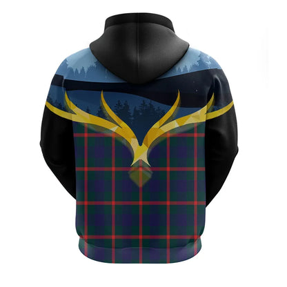 Printivon Agnew Modern Clan Night Of Deer Hoodie