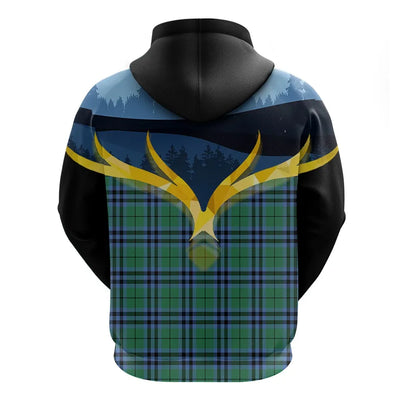 Printivon Keith Ancient Clan Night Of Deer Hoodie