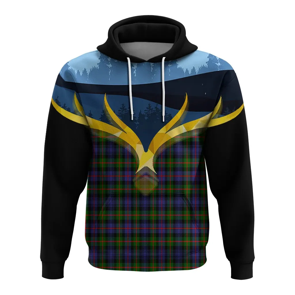 Printivon Fleming Clan Night Of Deer Hoodie