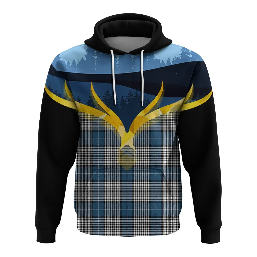 Printivon Napier Modern Clan Night Of Deer Hoodie