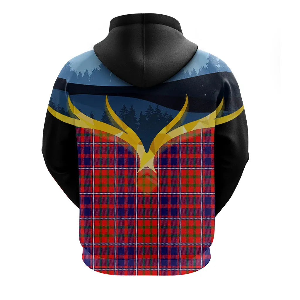 Printivon Cameron Of Lochiel Modern Clan Night Of Deer Hoodie