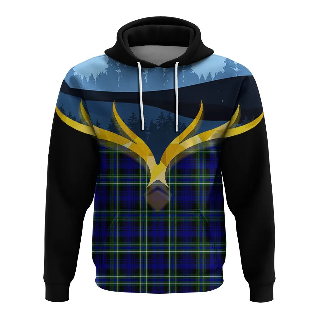 Printivon Arbuthnot Modern Clan Night Of Deer Hoodie
