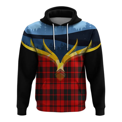 Printivon Hogg Clan Night Of Deer Hoodie