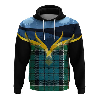 Printivon Kirkpatrick Clan Night Of Deer Hoodie