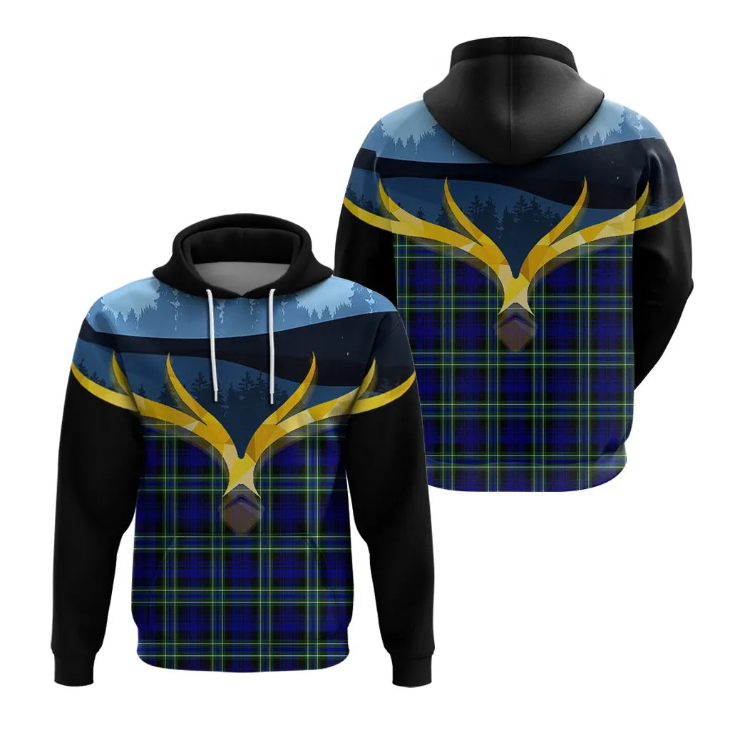 Printivon Arbuthnot Modern Clan Night Of Deer Hoodie