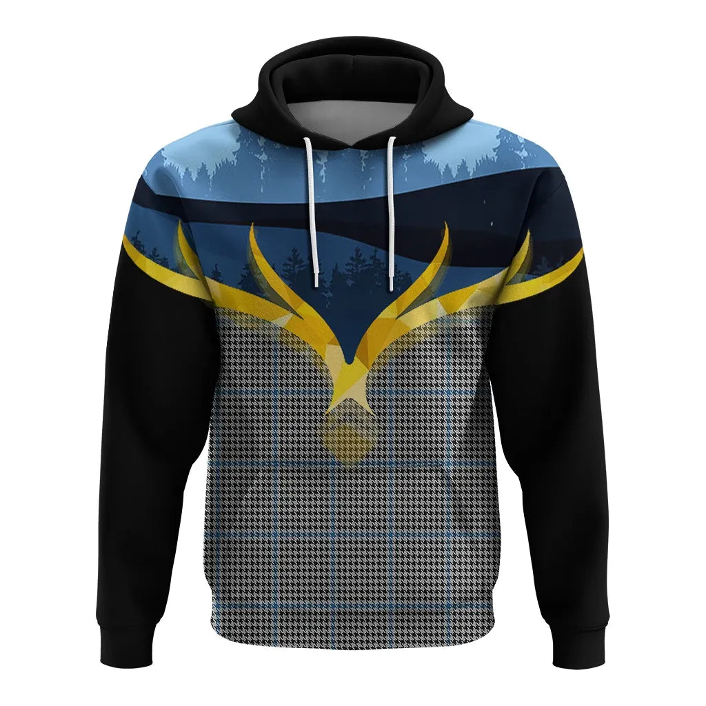 Printivon Gladstone Clan Night Of Deer Hoodie