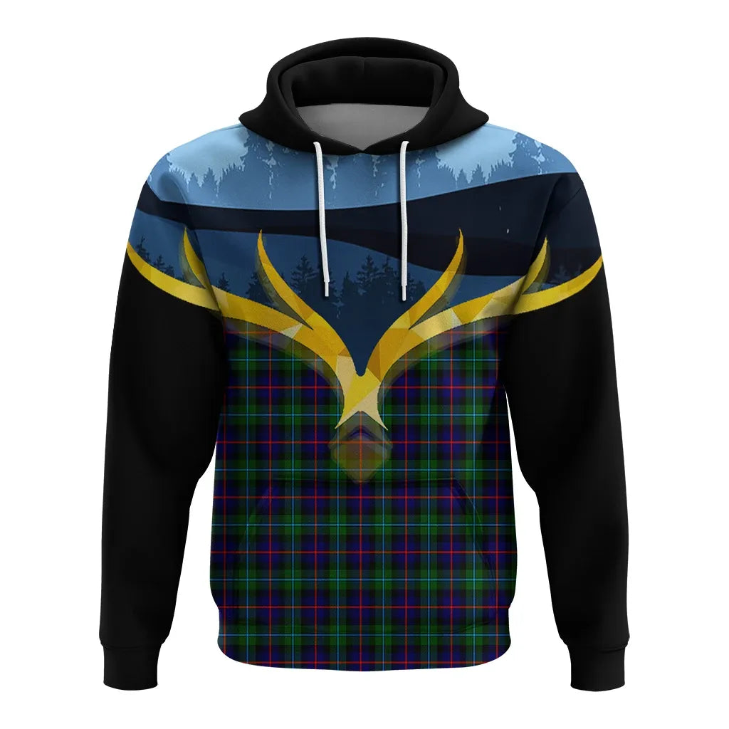 Printivon Campbell Of Cawdor Modern Clan Night Of Deer Hoodie