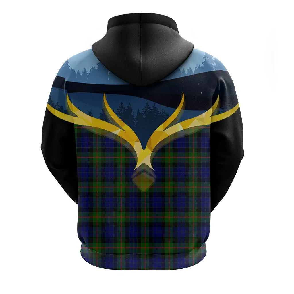 Printivon Gunn Modern Clan Night Of Deer Hoodie