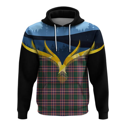 Printivon Macfarlane Hunting Modern Clan Night Of Deer Hoodie