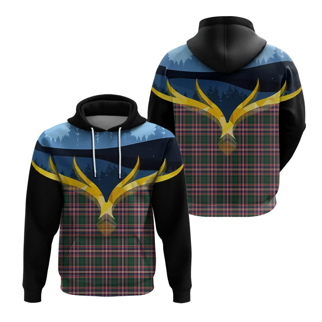 Printivon Macfarlane Hunting Modern Clan Night Of Deer Hoodie