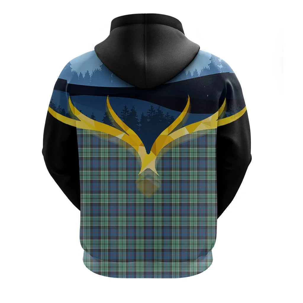 Printivon Leslie Hunting Ancient Clan Night Of Deer Hoodie