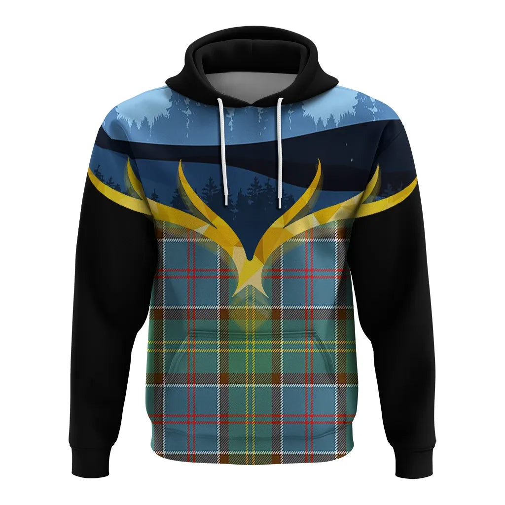 Printivon Whitelaw Clan Night Of Deer Hoodie