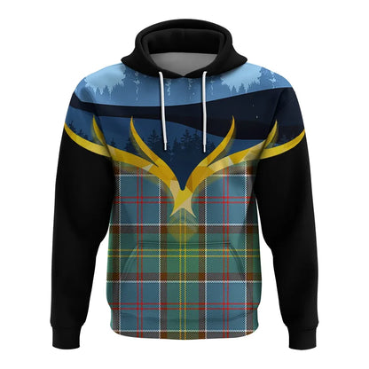 Printivon Whitelaw Clan Night Of Deer Hoodie