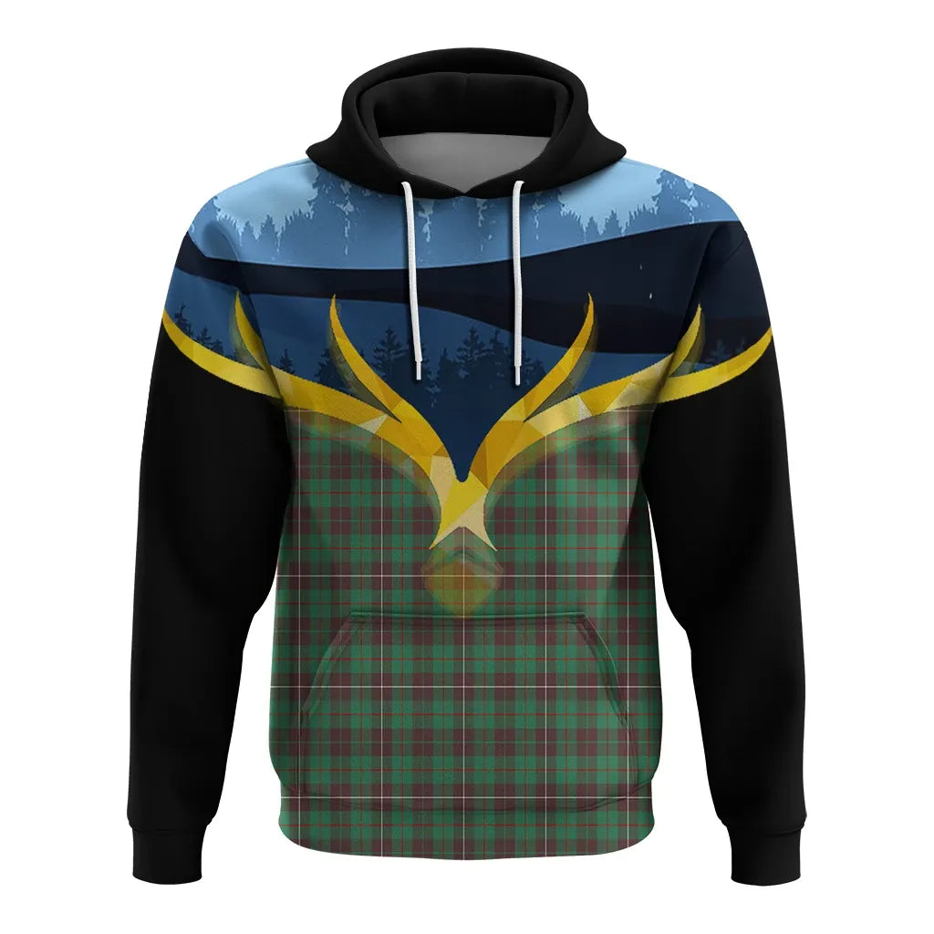 Printivon Mackinnon Hunting Ancient Clan Night Of Deer Hoodie