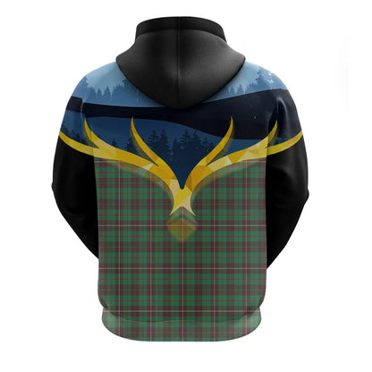 Printivon Mackinnon Hunting Ancient Clan Night Of Deer Hoodie