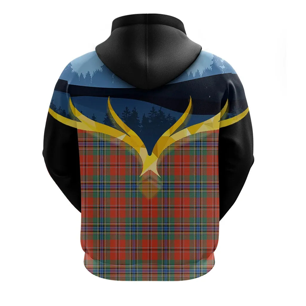 Printivon Maclean Of Duart Ancient Clan Night Of Deer Hoodie