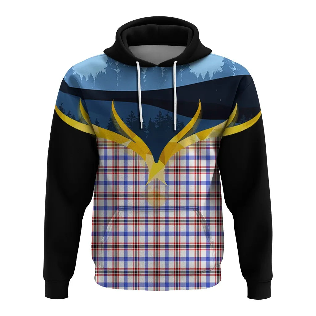 Printivon Boswell Modern Clan Night Of Deer Hoodie