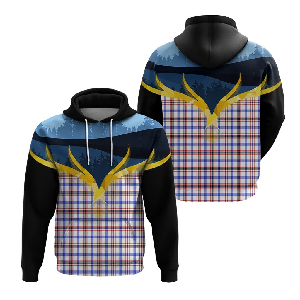 Printivon Boswell Modern Clan Night Of Deer Hoodie