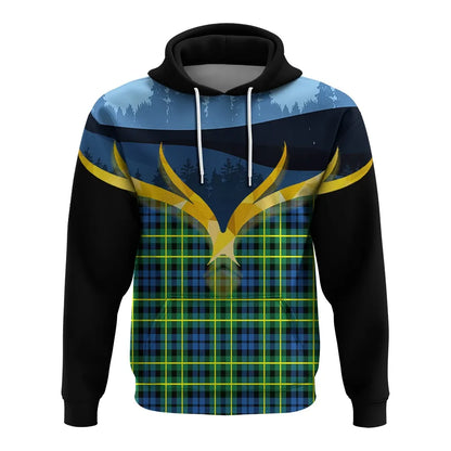 Printivon Campbell Of Breadalbane Ancient Clan Night Of Deer Hoodie