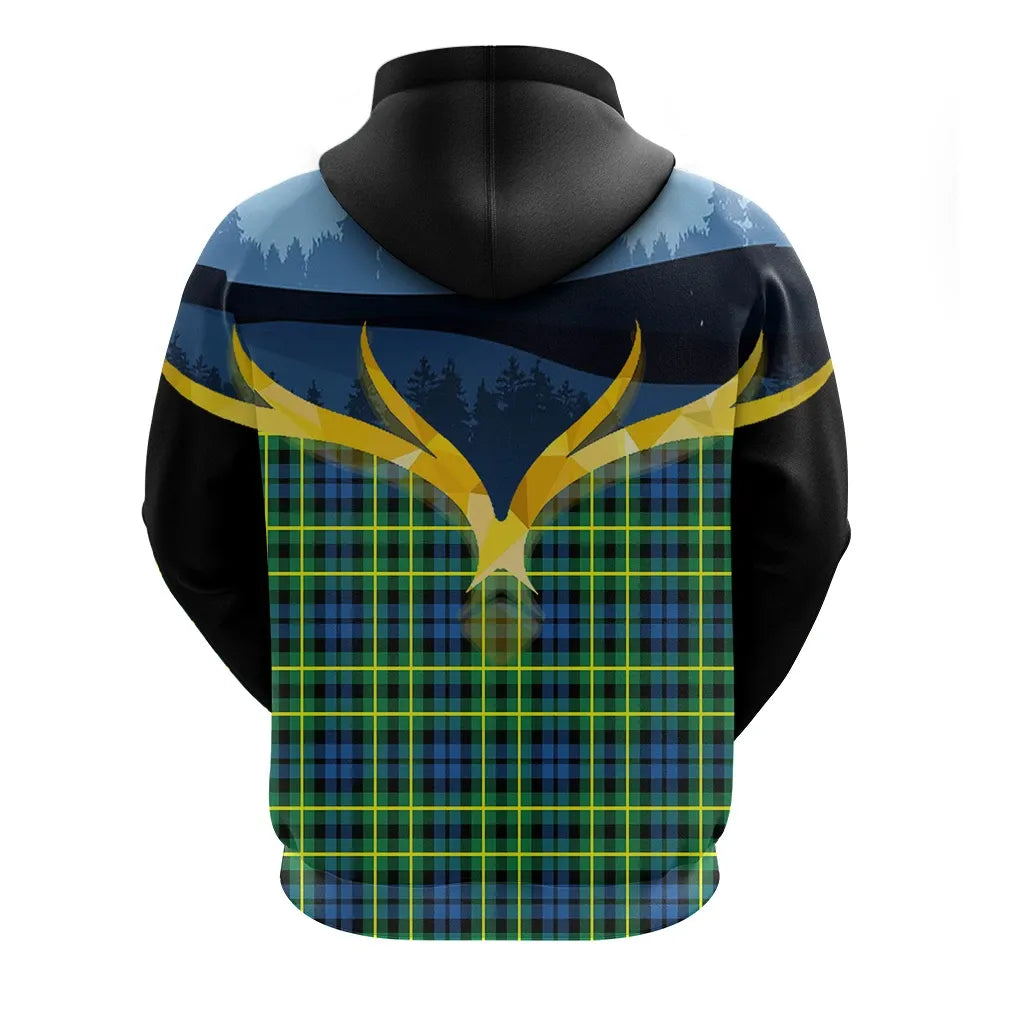 Printivon Campbell Of Breadalbane Ancient Clan Night Of Deer Hoodie