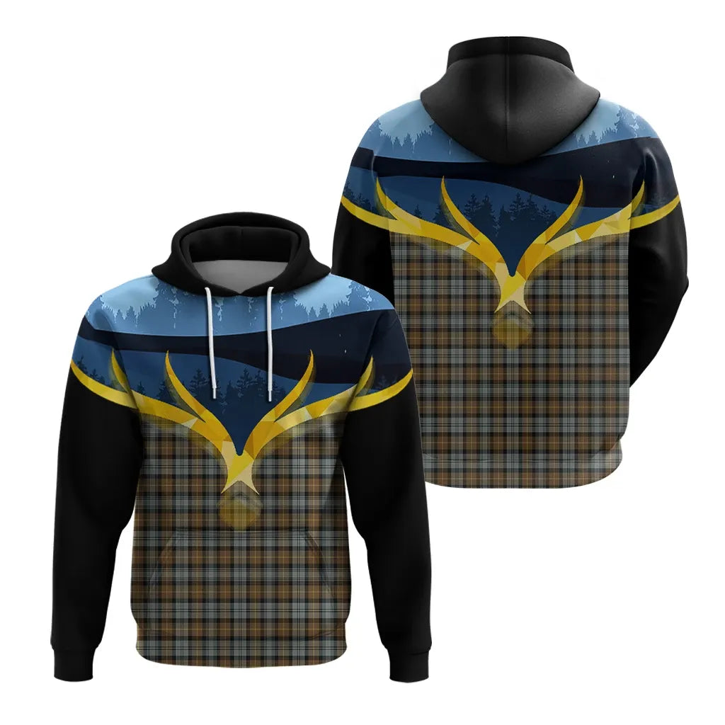 Printivon Gordon Weathered Clan Night Of Deer Hoodie