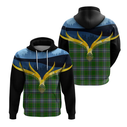 Printivon Pringle Clan Night Of Deer Hoodie