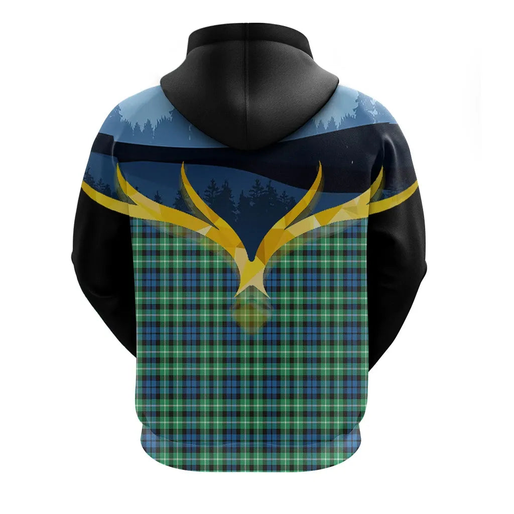 Printivon Graham Of Montrose Ancient Clan Night Of Deer Hoodie