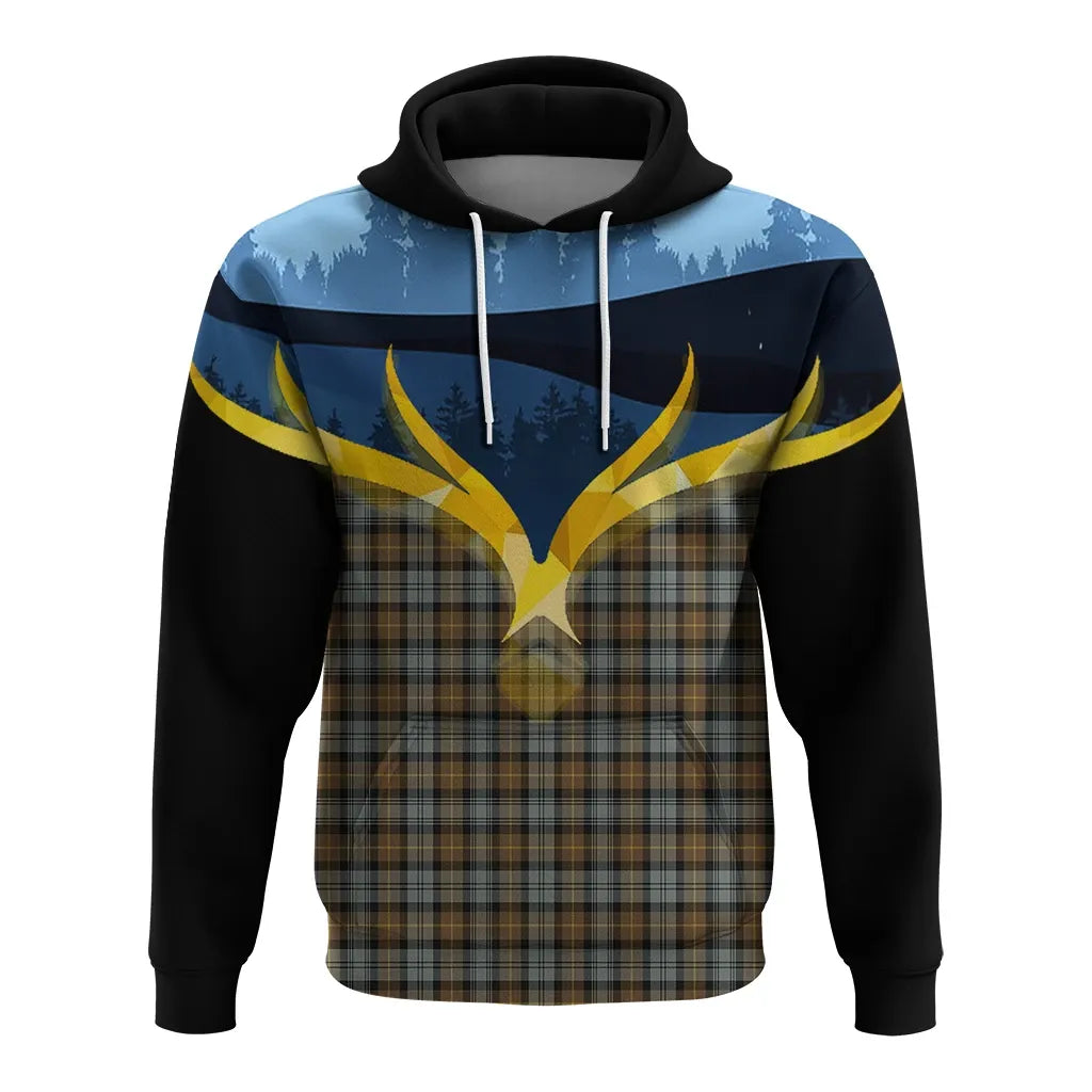 Printivon Gordon Weathered Clan Night Of Deer Hoodie