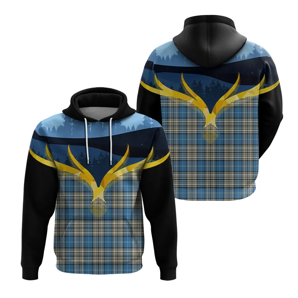 Printivon Napier Ancient Clan Night Of Deer Hoodie